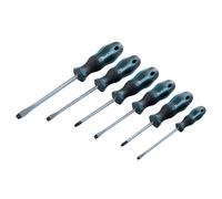 MAKITA 6PC SCREW DRIVER SET - SL & PZ - E-10512
