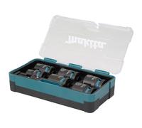 Makita E-16592 1/2" Square Drive Black Impact Socket Set 7 Piece