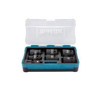 Makita - 7 Piece 1/2" Square Drive Socket Set 1/4" Hex Adapter - B-69733