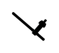 Makita 763432-9 (06905) Chuck Key S13 8406C/DA4000LR