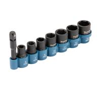 Makita 8 Piece 1/4" Square Drive Impact Socket Set 1/4"