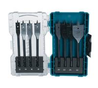 Makita 8 Piece Hex Shank Wood Flat Drill Bit Set +Case 12mm 14 16 18 20 22 25 35