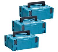 Makita 821550-0 MakPac Type 2 Stacking Connector Case 396mm x 296mm x 157mm Pack of 3