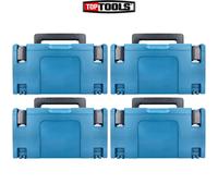 Makita 821551-8 4x MAKPAC Type 3 Stacking Connector Case 396mm x 296mm x 210mm