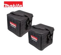 Makita 831373-8 10in 225mm Black Canvas Nylon Cube Tool Bag Twin Pack