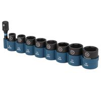 Makita E-16639 9 Piece Impact Black Socket Set
