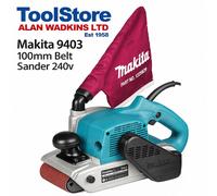 Makita 9403 Belt Sander 4 Inch 240v Belt Sander Heavy Duty 100mm x 610mm 240v