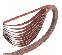 Makita A-34469 3/8-Inch X 21-Inch Abrasive Sanding Belt 80 Grit - 10 Pack