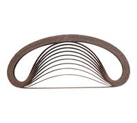 Makita A-34475 3/8-Inch X 21-Inch Abrasive Sanding Belt 100 Grit - 10 Pack