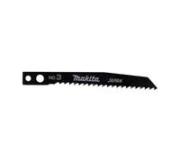 Makita A-85868 No 3 Wood and Plastic Cutting M Shank Jigsaw Blades Pack of 5