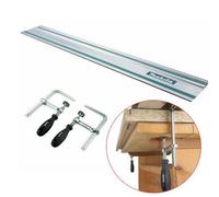 Makita Aluminum Plunge Saw Guide Rail 1.5M 1500mm 59" Sp6000 + Pair Clamps