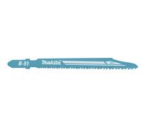 Makita B-06476 Jigsaw Blade 100x0.8mm 9.8 - 18.1 TPI HSS B-51 Metal 5pcs