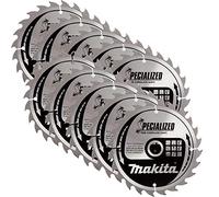 Makita B-09167 165mm x 24T x 20mm Specialized Circular Saw Blade Pack of 10