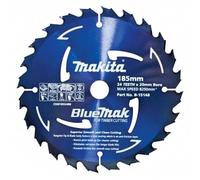 Makita B-15154 Bluemak Tungsten Carbide Tipped Saw Blade, 40T, 185 mm Diameter