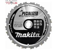 Makita B-21967 Specialized TCT Wood Cutting Circular Saw Blade 190 x 20 mm x 24T