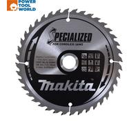 Makita Makita B-32960 Specialized Circular Saw Blade for Cordless Saws 165mm x 20mm x 40T B-32960