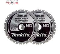 Makita B-33526 TCT Specialized Circular Saw Blade 136 x 20mm x 30T Pack of 2
