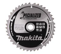 Makita Circular Saw Blade B-33663 SPECIALIZED 190mm x 20mm 40T for Wood Cutting