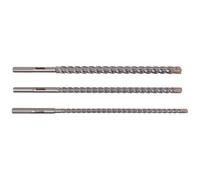 Makita B-36158 NEMESIS Carbide Hammer Drill Bit Set 3piece SDS-Max