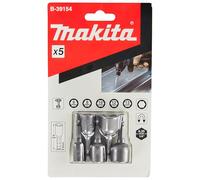 Makita B-39154 Socket Spanner Set 1/4 Inch 5-Piece SW6 - SW13 Magnetic Socket Spanner 50 mm Long