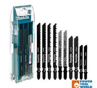 Makita B-44410 10 Piece Jigsaw Blades 50mm 70mm Wood Metal Plastic Aluminium