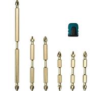 Makita B-44987 Impact Gold Double-Ended Power Bits with Mag Boost, 7 Piece