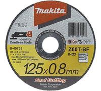 Makita B-45733 Fast Cutting Thin Metal Grinder Disc 125mm x 0.8mm x 22.23mm 5Pcs