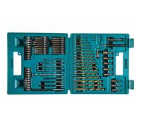 Makita B-49373 Drill and Screw Bit, 18 V, Blue, Set of 75 Pieces