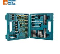 Makita B-49373 Drill and Screw Bit, 18 V, Blue, Set of 75 Pieces