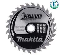 Makita B-56699 Specialized TCT Wood Cutting Saw Blade 165 x 20 mm 28T