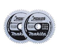 Makita B-57336 Efficut TCT Plunge Saw Blade 165mm x 20mm x 56 Teeth Pack of 2