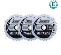 Makita B-57336 Efficut TCT Plunge Saw Blade 165mm x 20mm x 56 Teeth Pack of 3