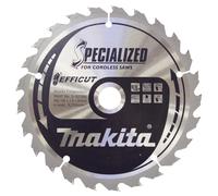 Makita B-62979 165mm X 20mm 25 Teeth Efficut Cordless Circular Saw Blade Dhs680Z