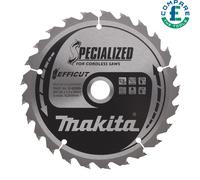Makita B-62979 165mm X 20mm 25 Teeth Efficut Cordless Circular Saw Blade Dhs680Z