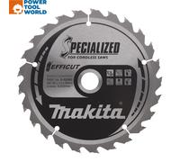 Makita B-62979 165mm X 20mm 25 Teeth Efficut Cordless Circular Saw Blade Dhs680Z