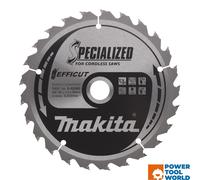 Makita B-62979 165mm X 20mm 25 Teeth Efficut Cordless Circular Saw Blade Dhs680Z
