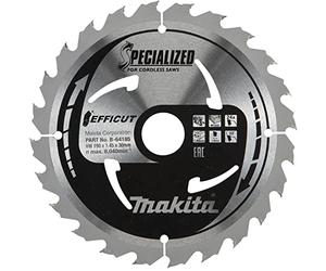 Makita B-64185 Efficut Cordless Circular Saw Blade 190mm x 30mm x 24T