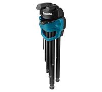 Makita B-65894 9 Piece Hex Key Wrench Set Black