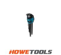 Makita B-65894 9 Piece Hex Key Wrench Set Black