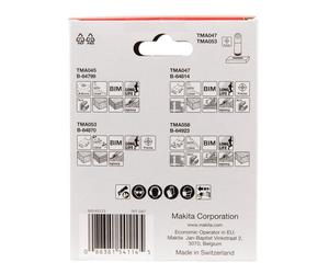 Makita B-67480 multifunction tool attachment Blade set