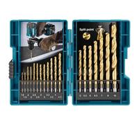 Makita 19 Piece HSS-Tin Drill Bit Set