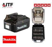 Makita B-68323 21 Piece Screwdriver Drill Bit Set Battery Shaped Case Bit Holder
