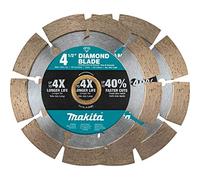 Makita B-69602 4-1/2" Diamond Blade, Segmented, General Purpose, 2/Pk