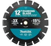 Makita B-69668 12" Diamond Blade, Segmented, Dual Purpose