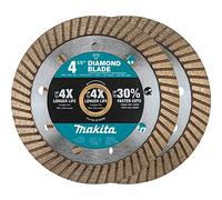 Makita B-69705 4-1/2" Diamond Blade, Turbo, General Purpose, 2/Pk