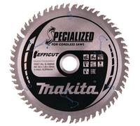 Makita B-69858 165mm X 20mm 60 Teeth Efficut Cordless Plunge Saw Blade Dsp600