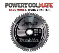 Makita B-69864 165mm Circular Saw Blade Efficut TCT 165mm x 20mm x 60T