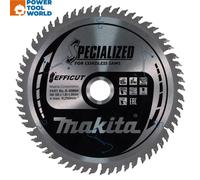 Makita SPECIALIZED Cordless Wood Cutting Saw Blade 165mm 60T 20mm