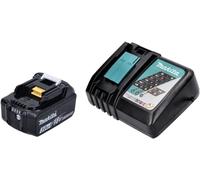 Makita Battery BL1830B 197599-5 18.0V 3.0Ah + Makita DC18RC 195584-2 Charger