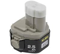 Makita Battery Pack, 12V, NiMH, 2.6A/hr.